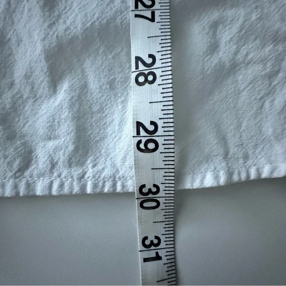 Vintage Women White Embroidered Button-Up Shirt - Picture 6 of 6